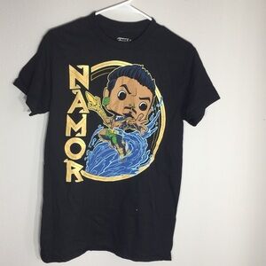 Men’s Funko Pop Shirt Marvel Black Panther Casual